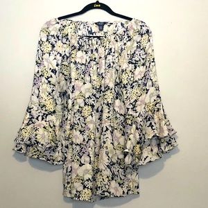 Women’s Chaps Floral Peasant Top